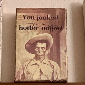 ❤️ You looked hotter online shadow box frame Art